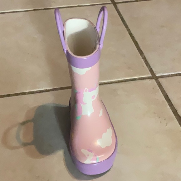 Mucky Wear Pink and Purple Rain Boots - Picture 5 of 10